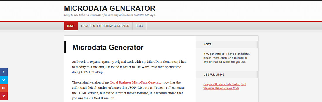 Microdata Generator