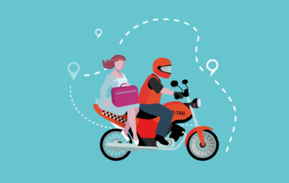 Perkembangan Pesat Transportasi Ojek Online di Indonesia