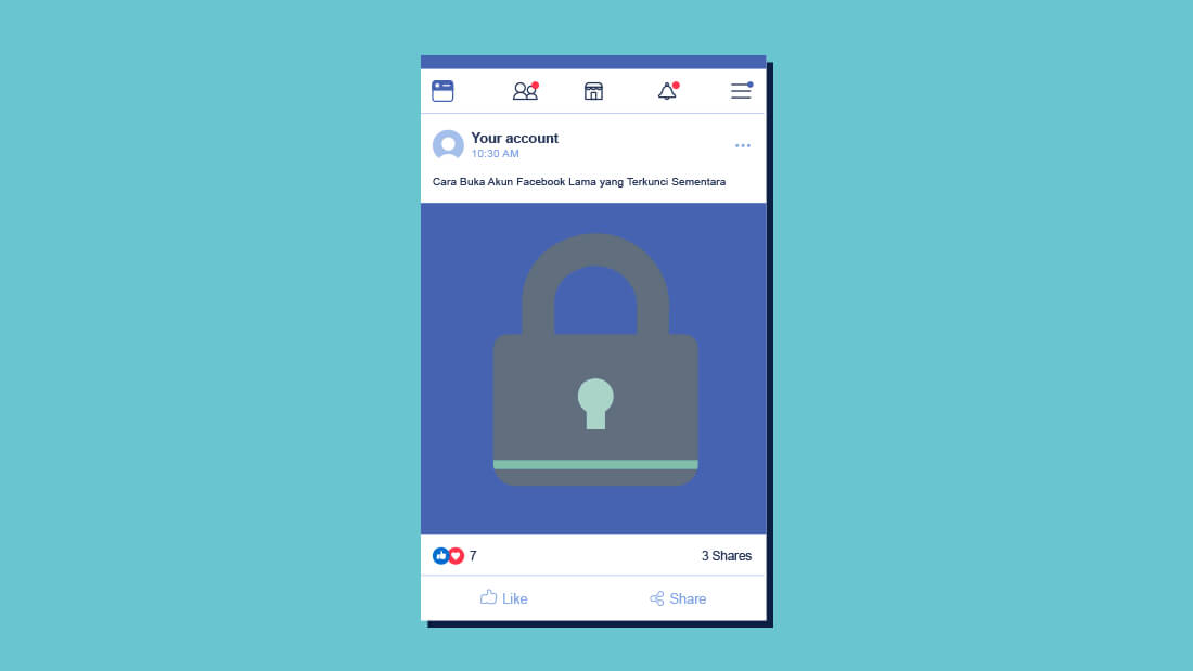 Cara Buka Facebook Lama Yang Terkunci Sementara Markey