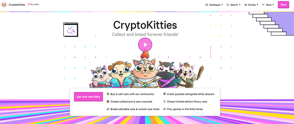 crypto kitties, blockchain game