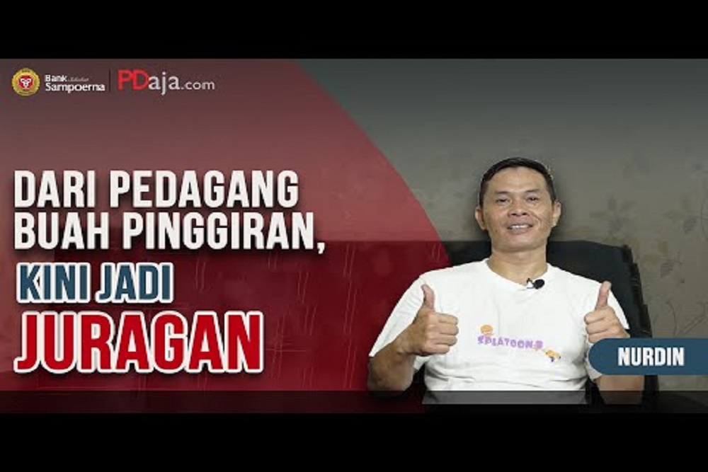 dari pedagang buah pinggiran, kini jadi juragan dengan pdaja.com