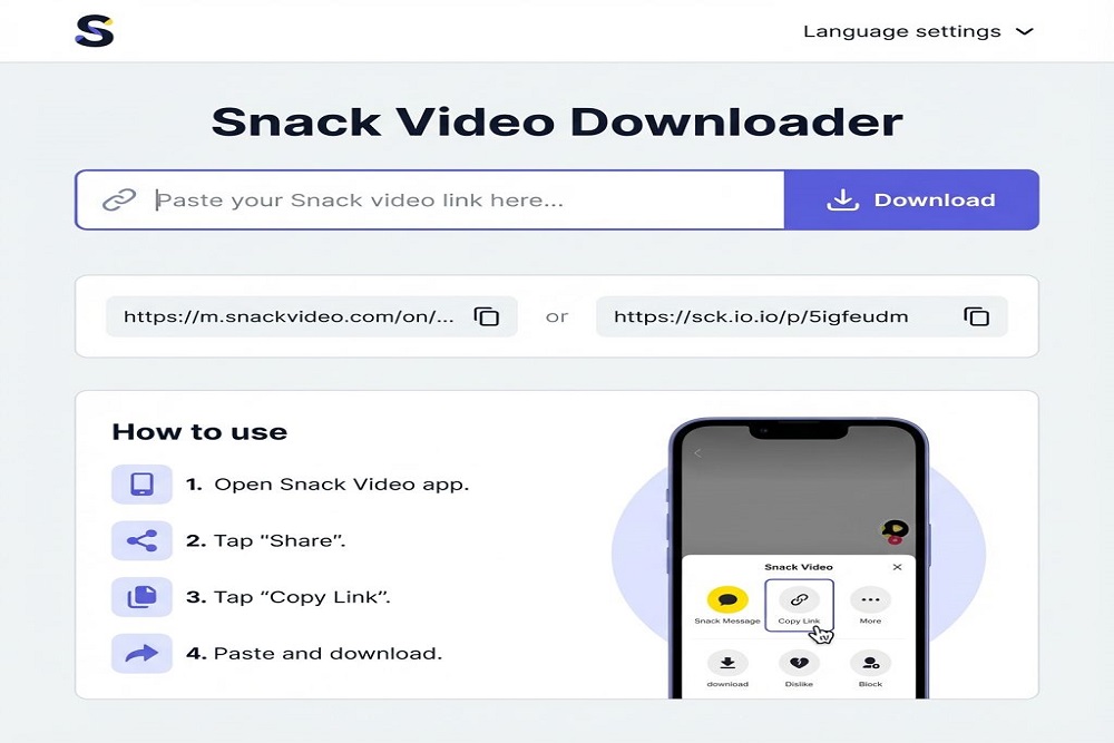 Download Snack Video - Cara Mudah dengan Snack Video Downloader