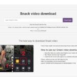Download Snack Video Tanpa Watermark – Cara Mudah